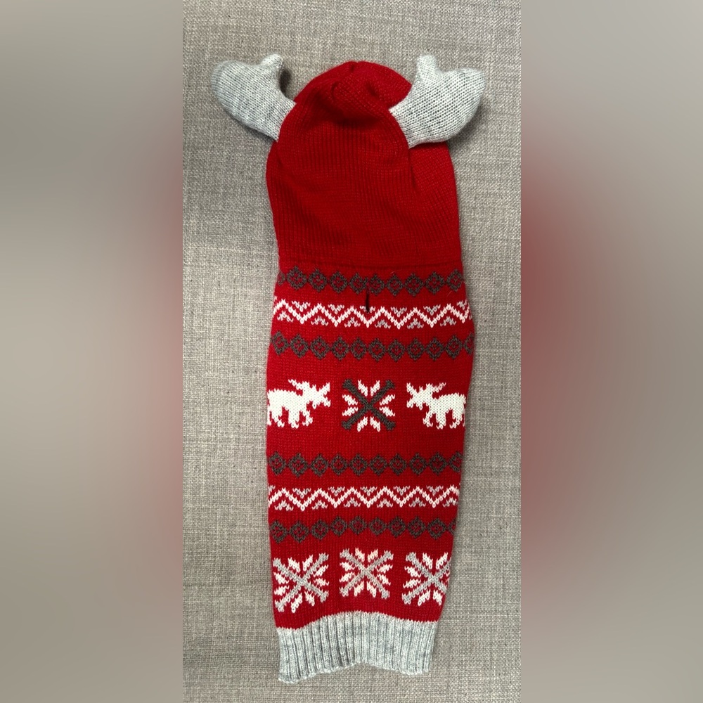 FRIENDS FOREVER Pet Small Red & White Reindeer Hoodie Sweater
#0919091